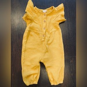 Cat & Jack Mustard Romper